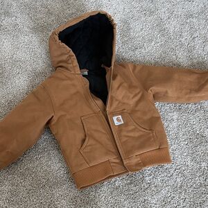 Carhartt Tan Hooded Jacket